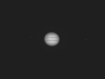Jupiter with Europa, Ganymede, and Io!